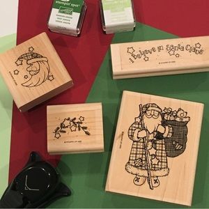 Stampin Up! | Stitched Santa Rubber Stamp Set
